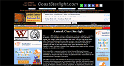 Desktop Screenshot of coaststarlight.com