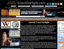 Tablet Screenshot of coaststarlight.com
